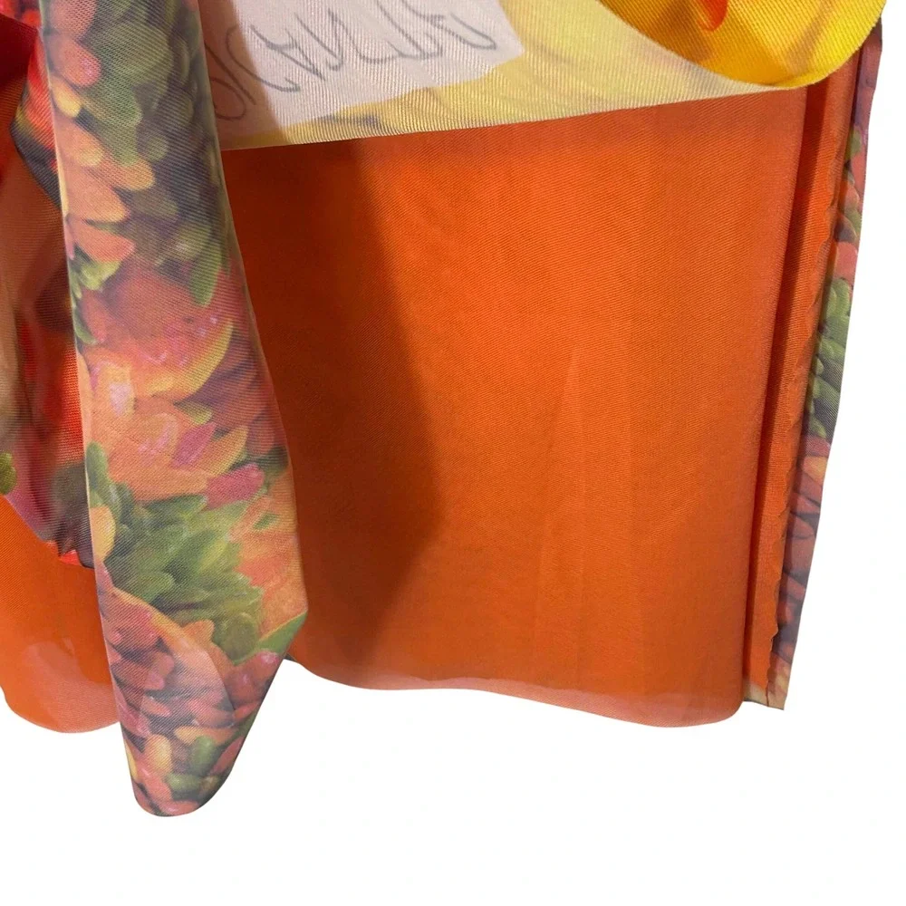 Zara Off the Shoulder Picante Chili Maxi Dress Lined‎ Women's Size Small NWT